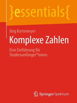 cover image of Komplexe Zahlen